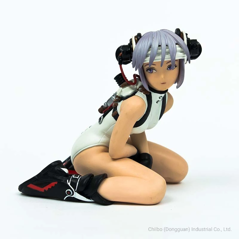 Kneeing Sexy modelo de acción de plástico figuras de Anime para la recogida de juguetes