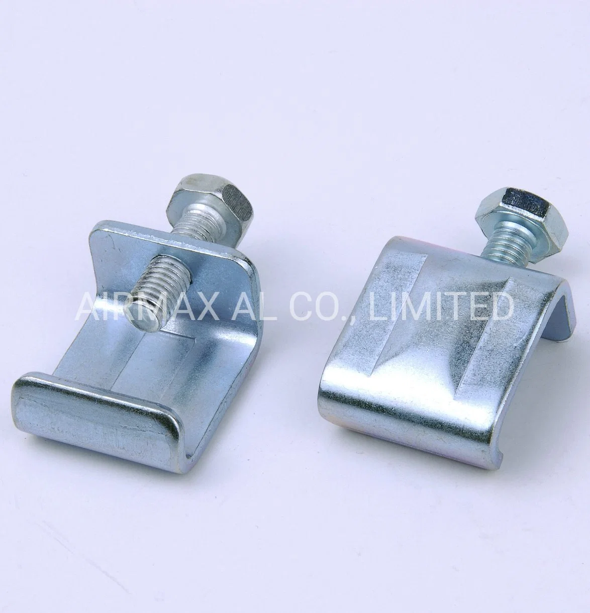 Customized Galvanized Steel Universal Flange Air Duct Clamp Metal Stamping HVAC G Clamp