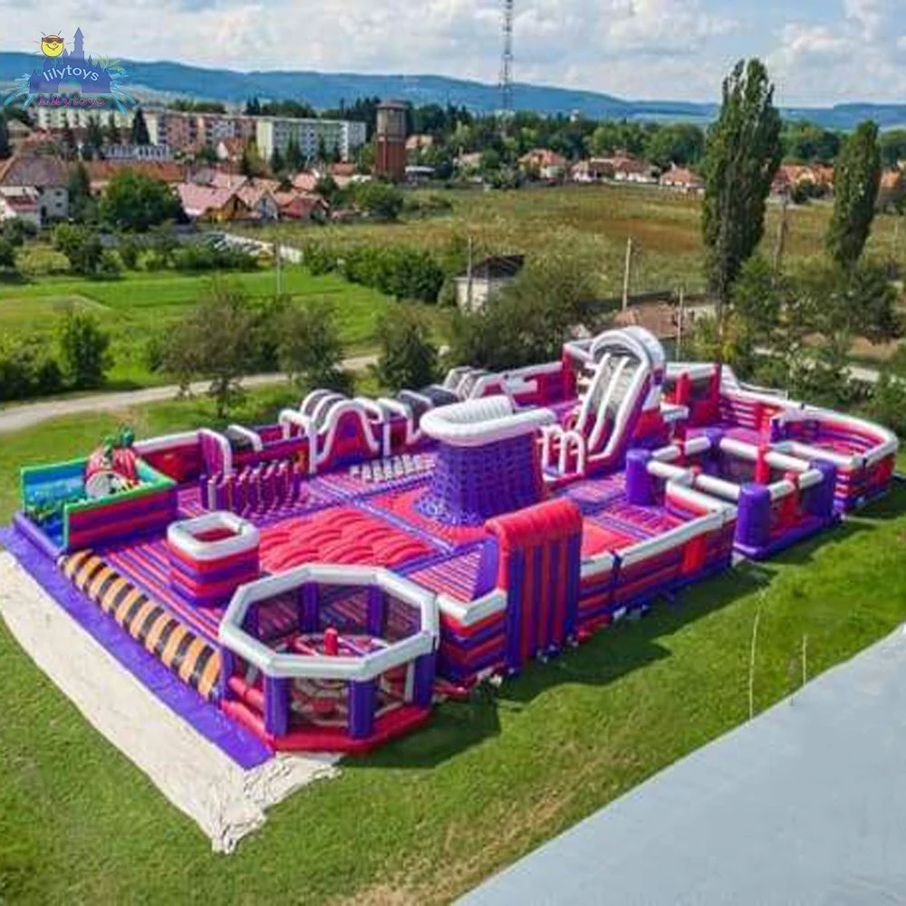 Hot Children Parc à thème intérieur Big Inflatable Trampoline pour enfants Parc d'attractions équipement de parc de jeux à vendre