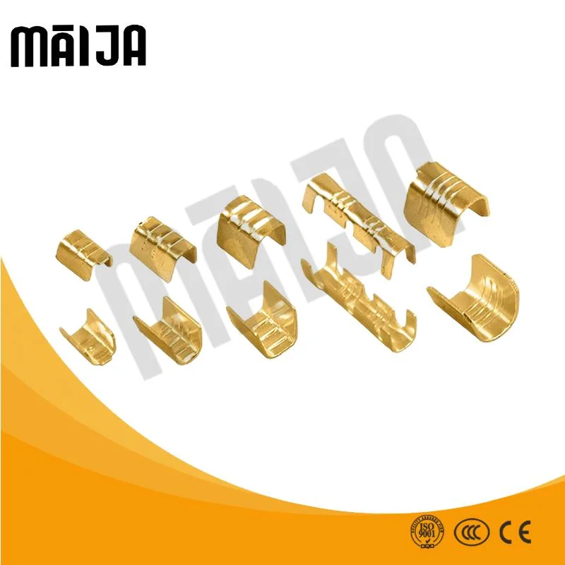 Custom Electrical Sockets Metal Brass Stamping Parts Copper Stamping Parts of Electrical Switch Socket