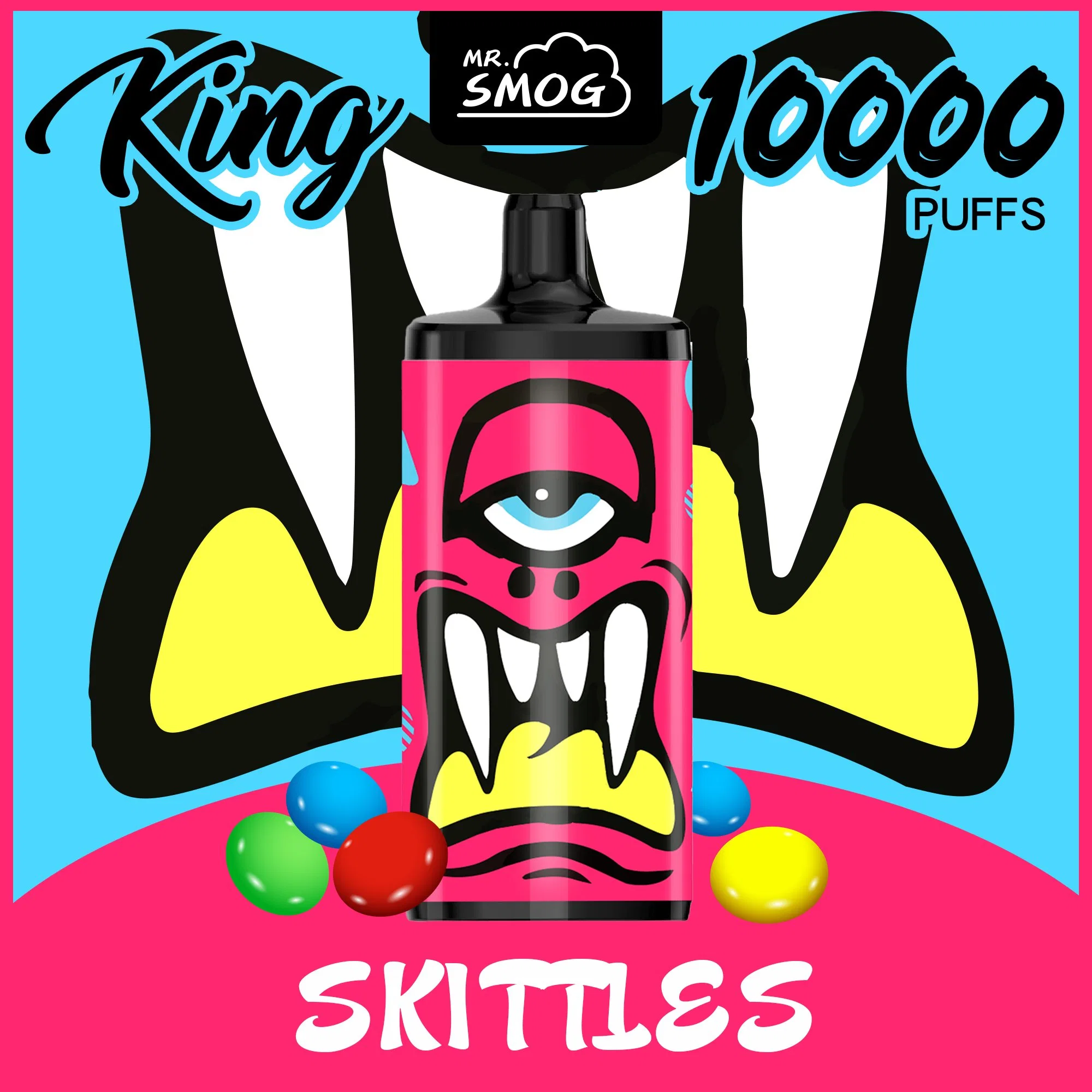 Großhandelspreis Bulk Vapes Mr Smog King 10000 Einweg 6000 Blätterstift Mit Flavored-Vape Pen