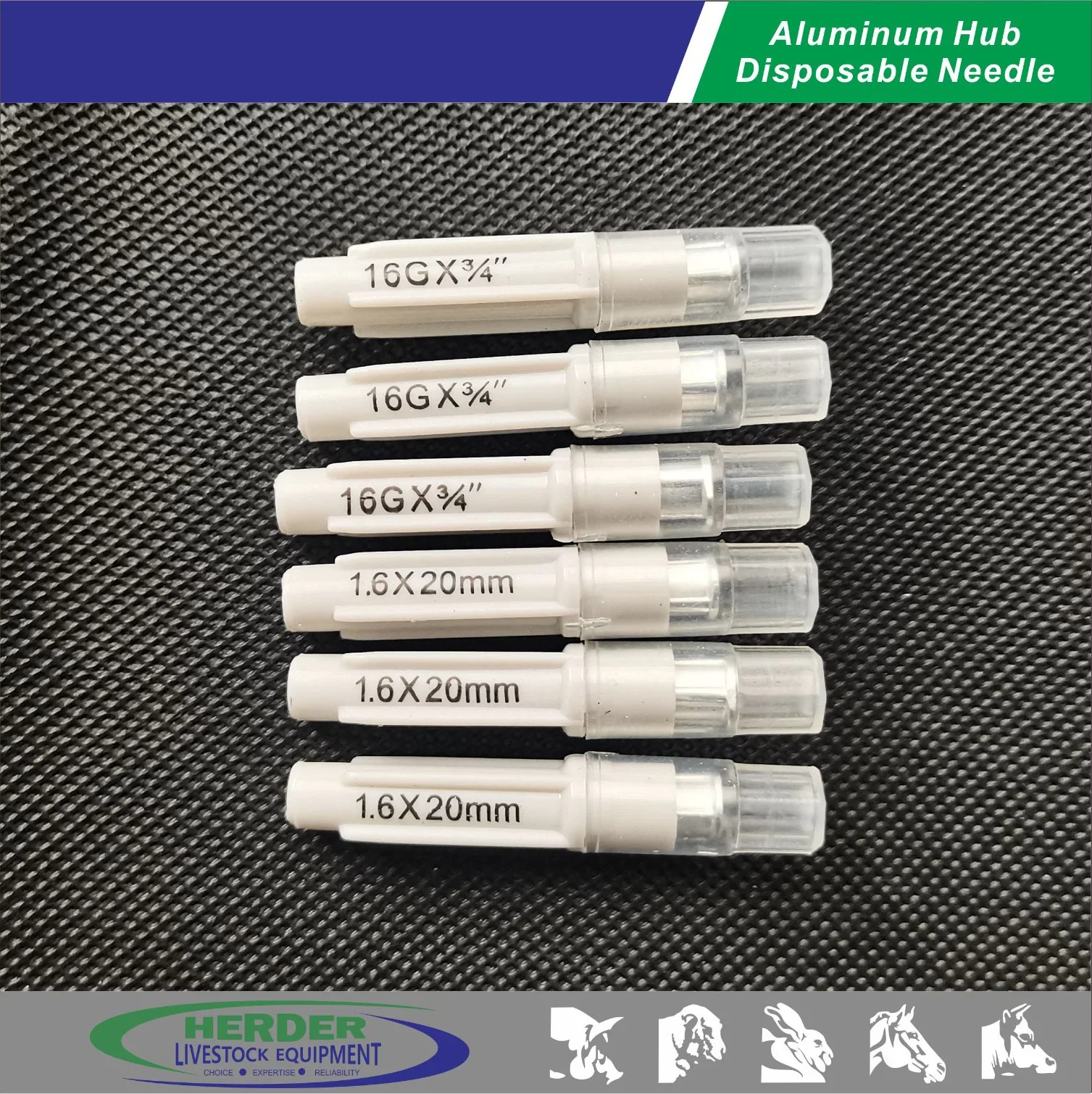 High quality/High cost performance Disposable Aluminium Hub Hypodermic Needles