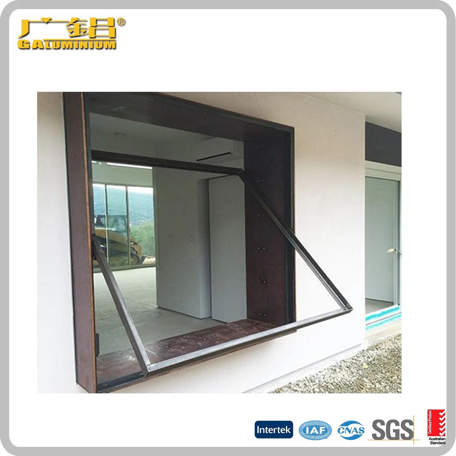 Aluminium Pivot Window / Aluminium Middle Hung Windows