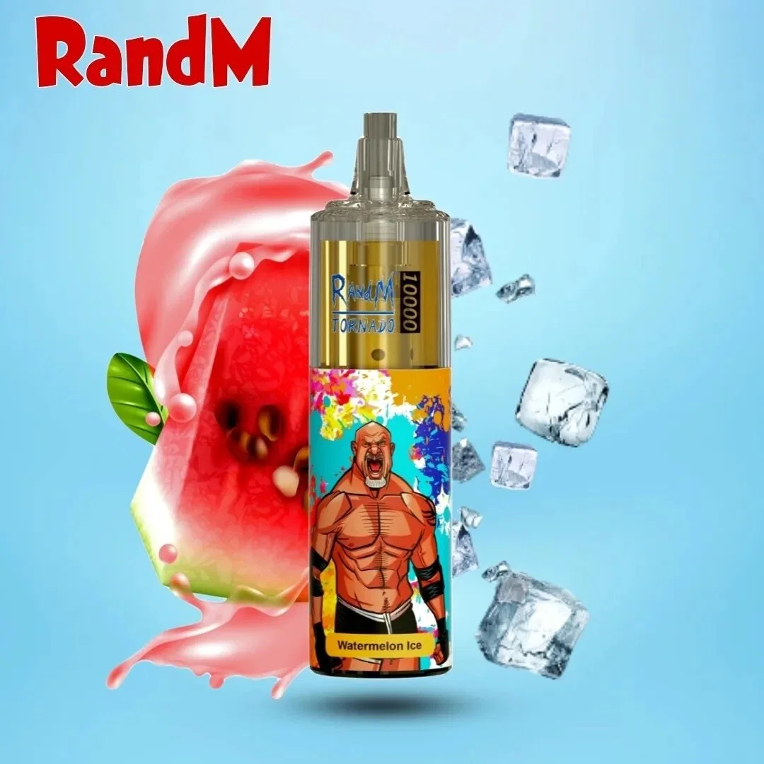 Authentic Randm Tornado 10000 Puffs Einweg Vape Pen E Zigarette Wiederaufladbarer Akku für Netzspule 20ml