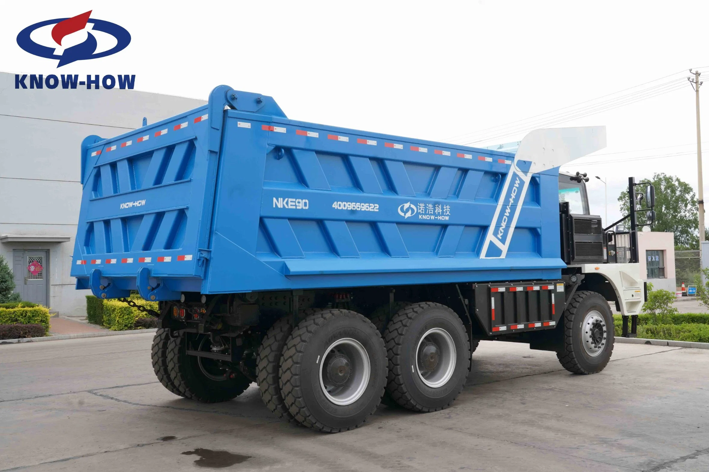 2023 New Design Tipper, Electric Dumper, 350 Kwh Battery Dump Truck with CE Approval