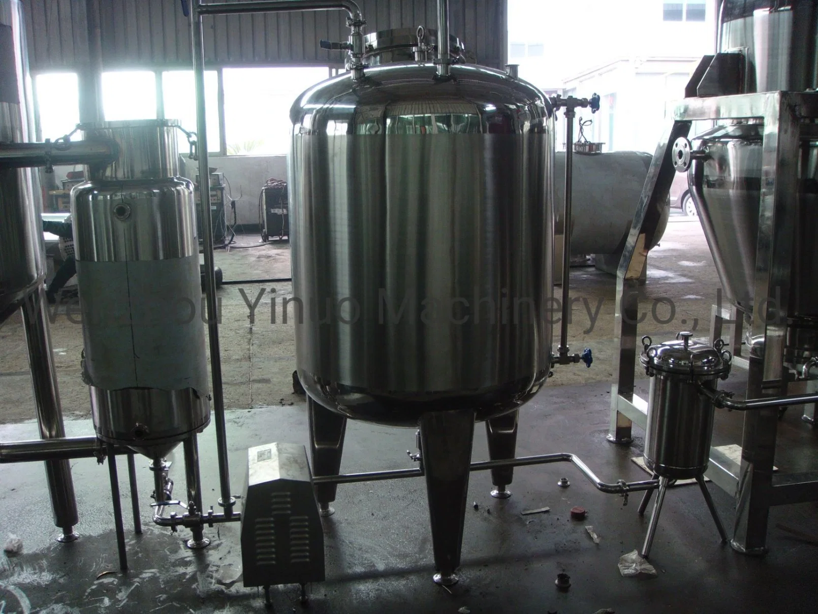 Aço inoxidável Maçã sanitárias de casca de limão Grau Alimentício Pectina Industrial de Produção de extração de equipamentos de linha