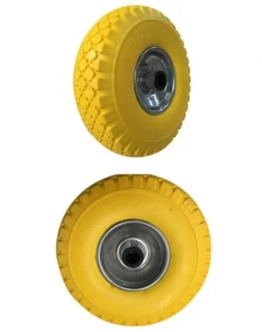 Hand Trolley PU Foam/Foaming Tyre Wheelbarrow /Wheel Barrow Solid Rubber Wheels