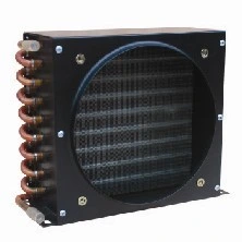 ملف لمكثف Evaporator من الألومنيوم بالأنبوب النحاسي ذو اللون المفينش من نوع Freezer