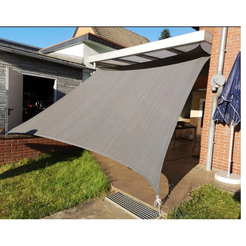 Sun UV Shade-Sail patio techado impermeable al aire libre jardín de la cubierta del rectángulo Esg14545