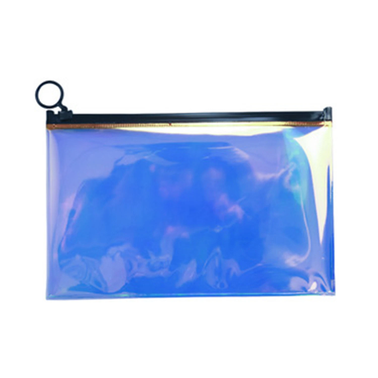 Luxury High quality/High cost performance TPU Holographic Laser Effect Ziplock Bag for Make up Pouch