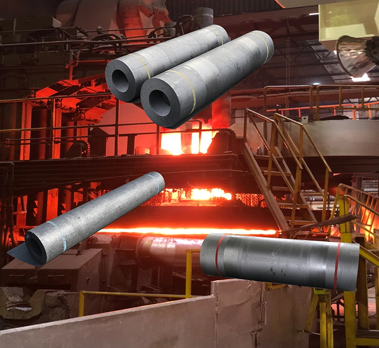 UHP 600 mm Ultra High Power Graphite Electrodes for Eaf Melting Low Ash