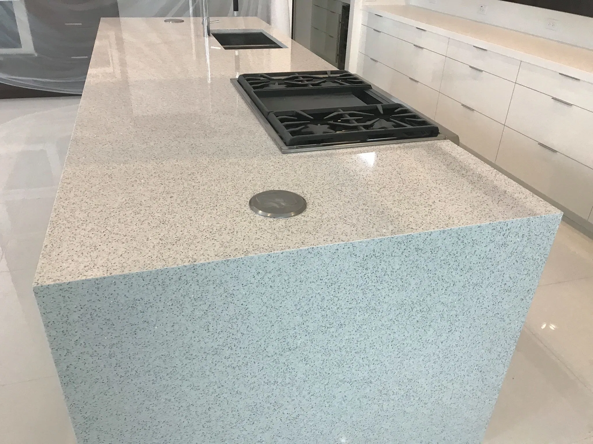 Moon White Granite Island Countertops