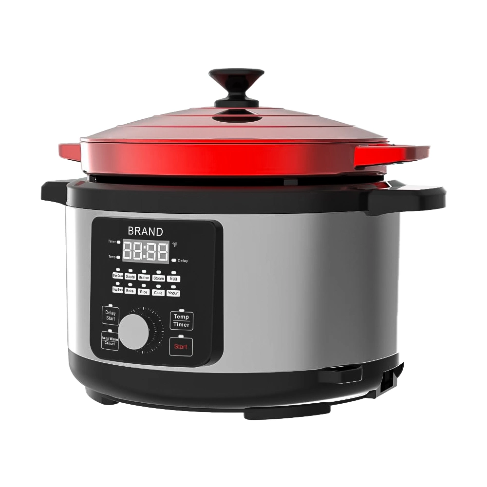 Moule à cuisson basse température de haute qualité en fonte 6 Qt Four électrique hollandais avec couvercle