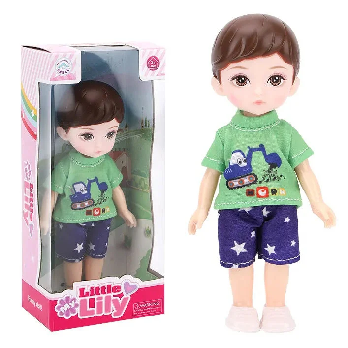 6.5 Inch Boy Model Doll Set Kids Toys Interesting and Creative Dolls