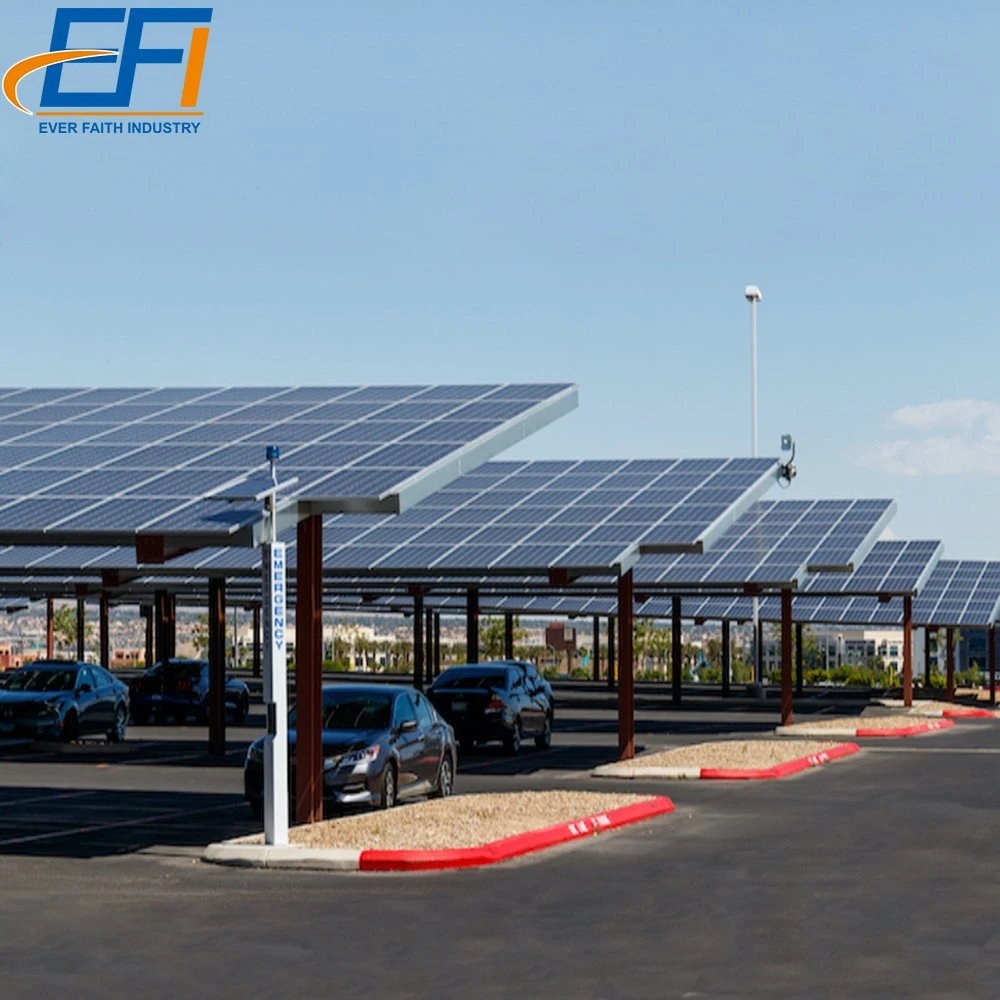 Aluminum Carport Kits Solar Energy Car Parking Original Solar Panel Carport System