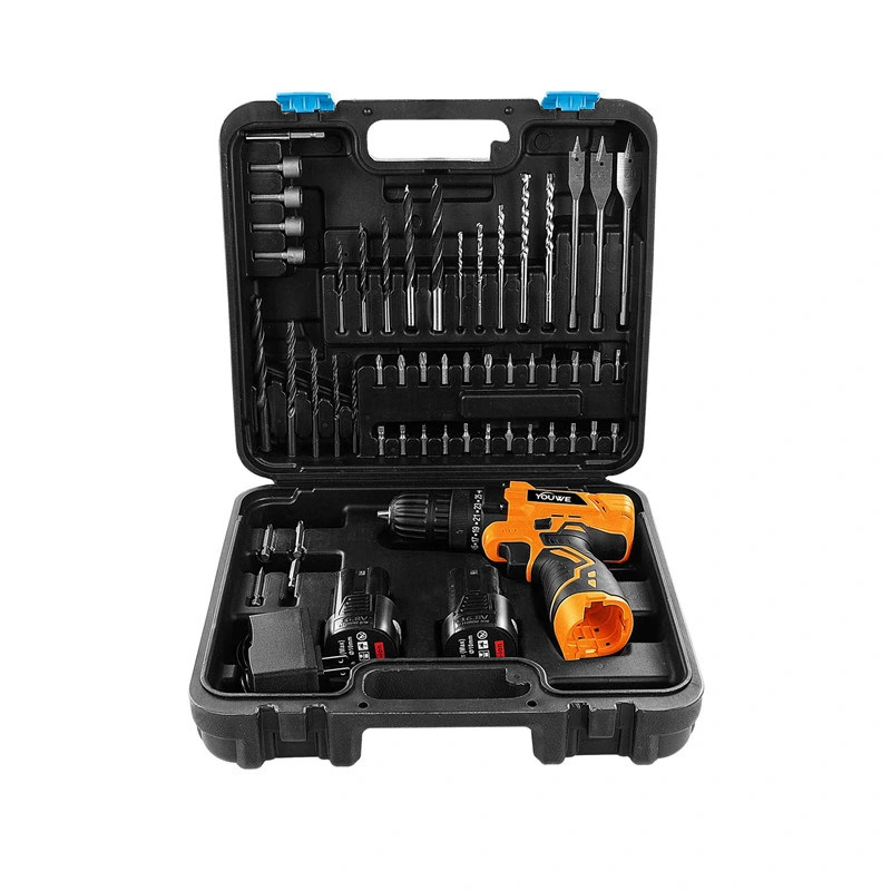 Youw Hardware Tool Kits 46PC, 58PC, 47PC, 76PC, 35PC with 12V 21V Cordless Drill