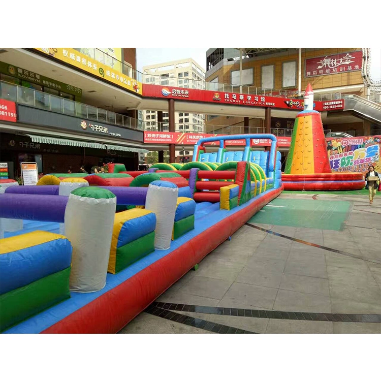 Ocean& Jungle Theme Juegos Inflatable Obstacles Games Cheer Indoor Inflatable Castle Inflatable Playground, PVC Fun Parks High quality/High cost performance  Giant Inflatable Obstacle