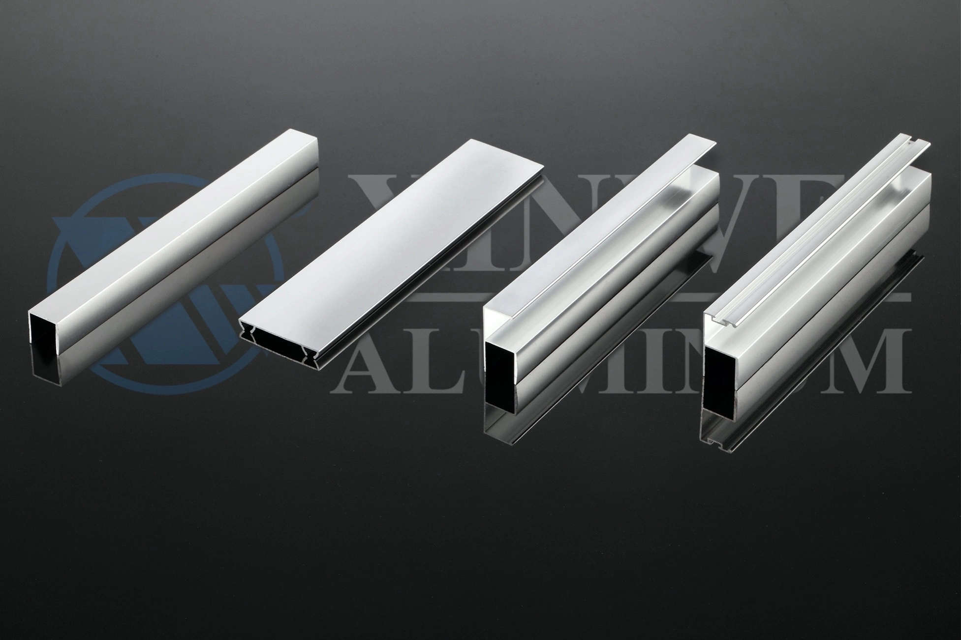 Outdoor Railing Orange Powder Coated Aluminum Extrusion Bars