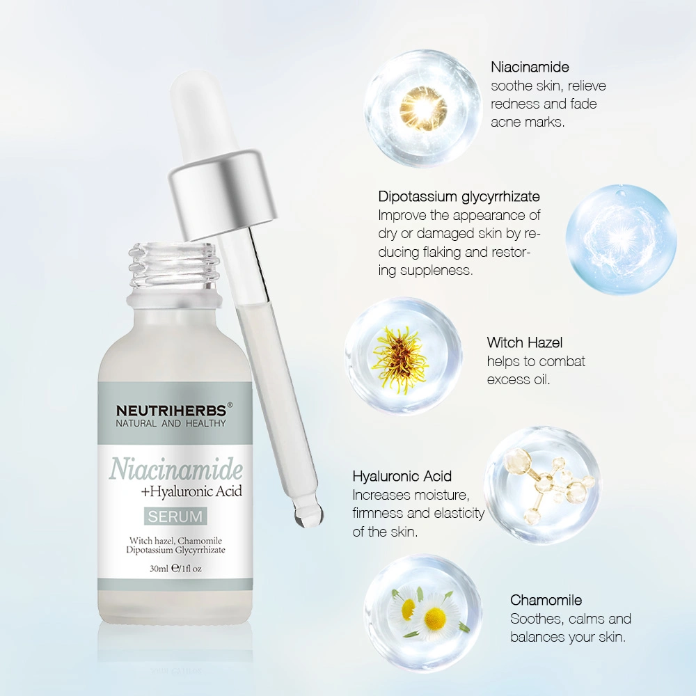 Skin Facial Care 30ml Moisturizing Purifying Restoring Hydrating Face Serum Niacinamide Serum