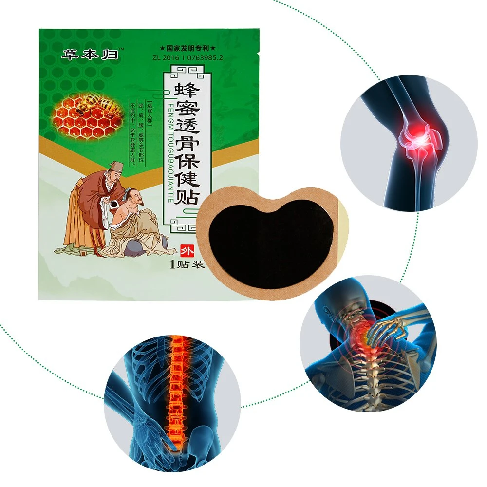Pescoço / ombro / joelho / pernas dor Joint Relief Chinese Herbal mel cuidados de saúde patches