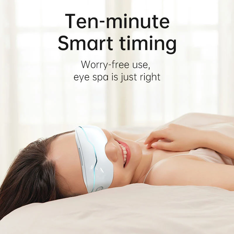 Smart la chaleur et de vibration Rechargeable masque de sommeil de haute qualité électrique intelligent Smart masseur de l'oeil à la vapeur