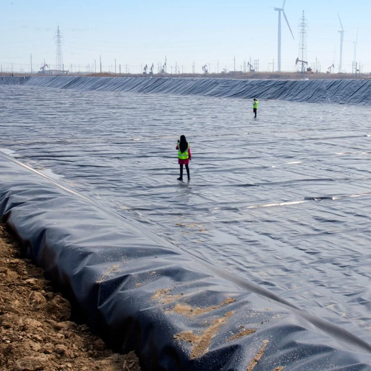 0,2 mm 0,5 mm de lluvia para la Agricultura Geomembrana HDPE Cosecha en Africa