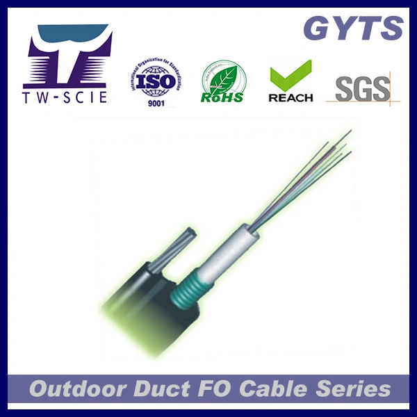 4/12/96core Self-Support Aerial G652D Communication Armour Optical Fiber Cable (GYXTC8S)