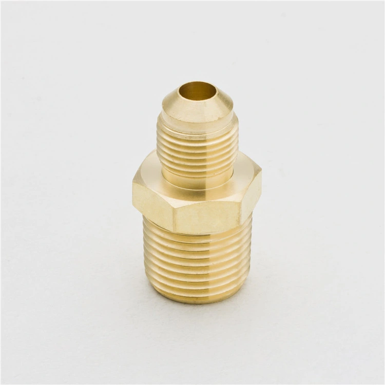 3/8 Inch Male Flare X 3/8 Inch Male Flare Connector Gas Adapter Union Brasstube Coupler Pipe Flare Fitting