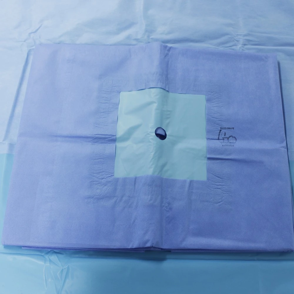 Nonwoven de suministros médicos desechables absorbentes de Cirugía de Mano pase