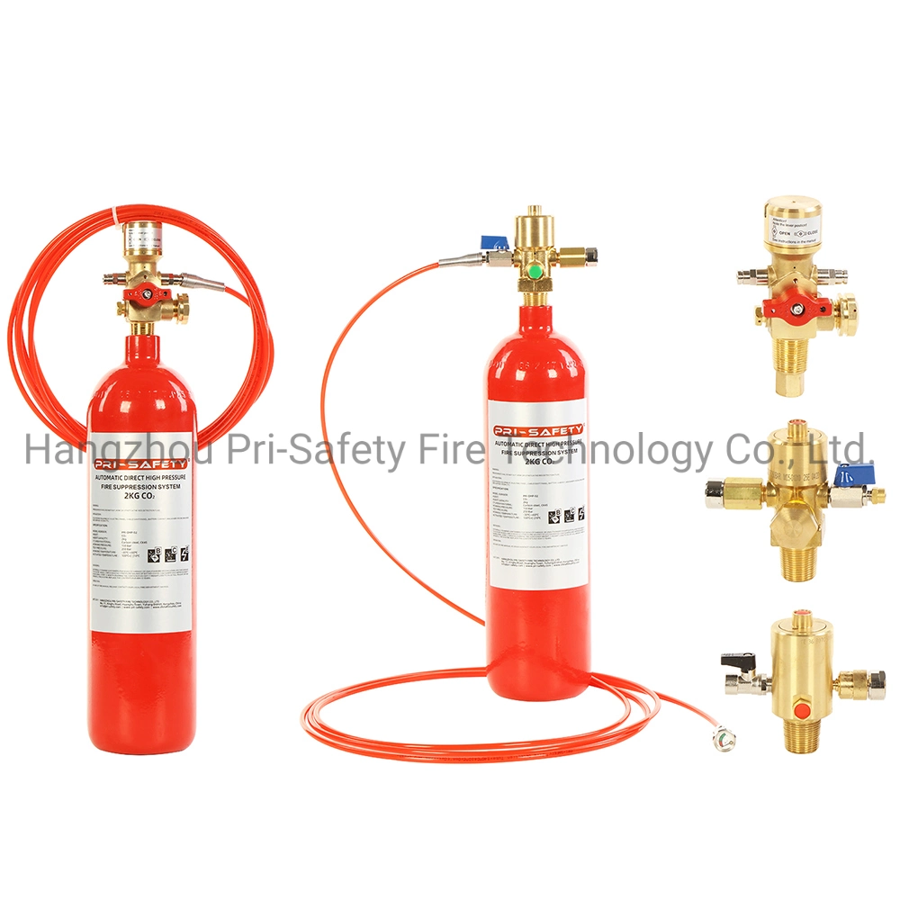 Detecting Tube CO2 Fire Suppression System with CO2 Dhp Valve