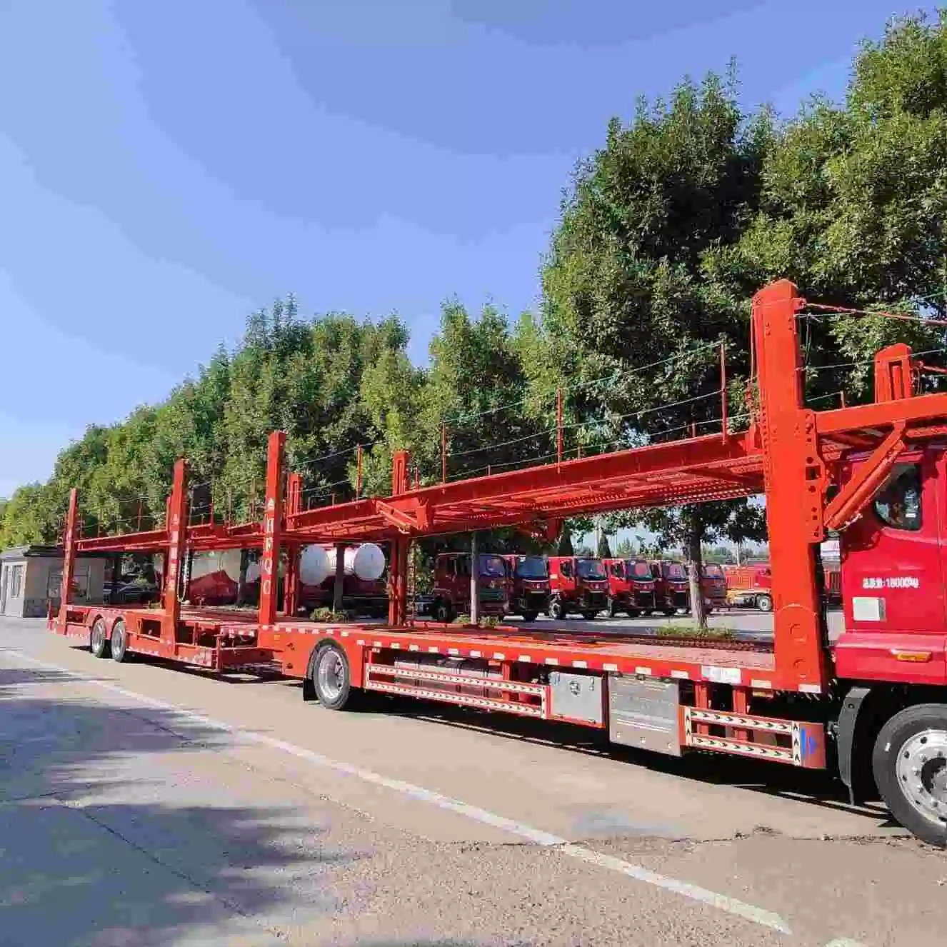 5-12 Customized Car Carrier Trailers for Sale/ Car Storage Lift Trailer/Detachable Car Carrier Semi Trailer