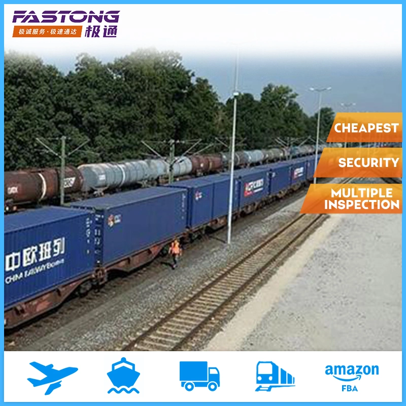 Alibaba Professional Freight Logistics Express Amazon Railway Logística de Amazon Servicio de envío De China a Rusia tarifa barata