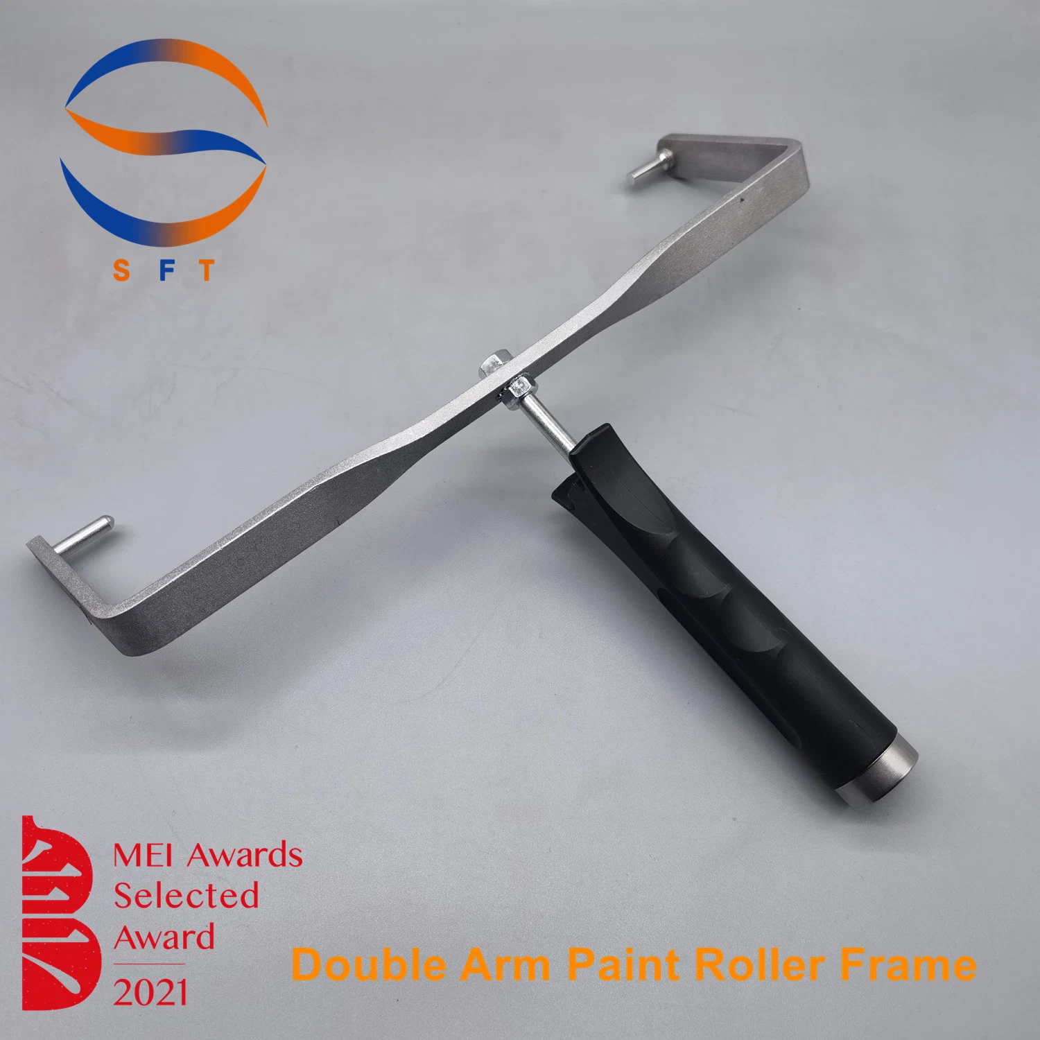 12 Inch Aluminium Double Arm Frame with Threaded Plastic Handle