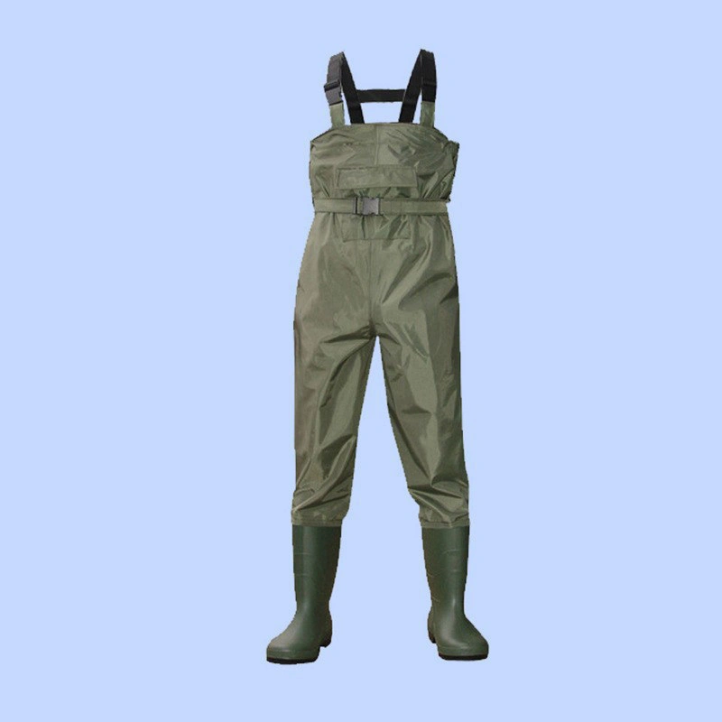 Boot Foot Chest Waders 2-Ply Nylon/PVC Fishing & Hunting Lightweight Waterproof Ci13223