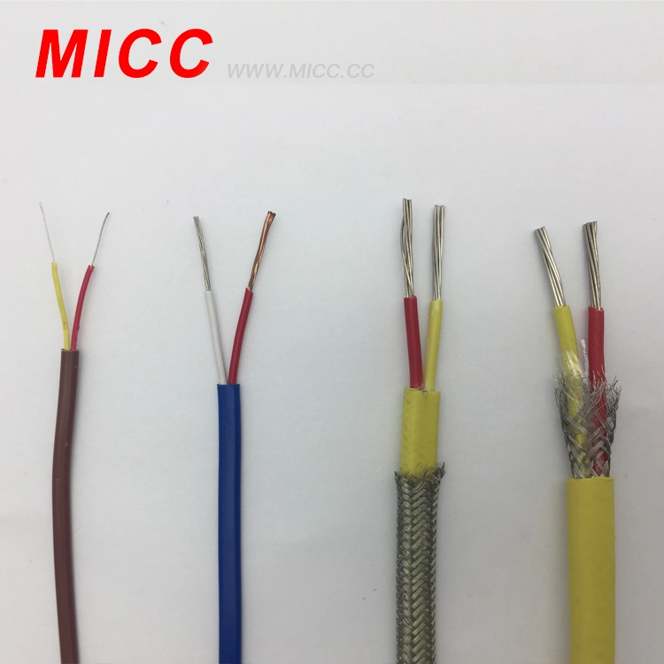 Micc Braided Shielded K Type Thermocouple Cable/Wire with High Temperature Fiberglass