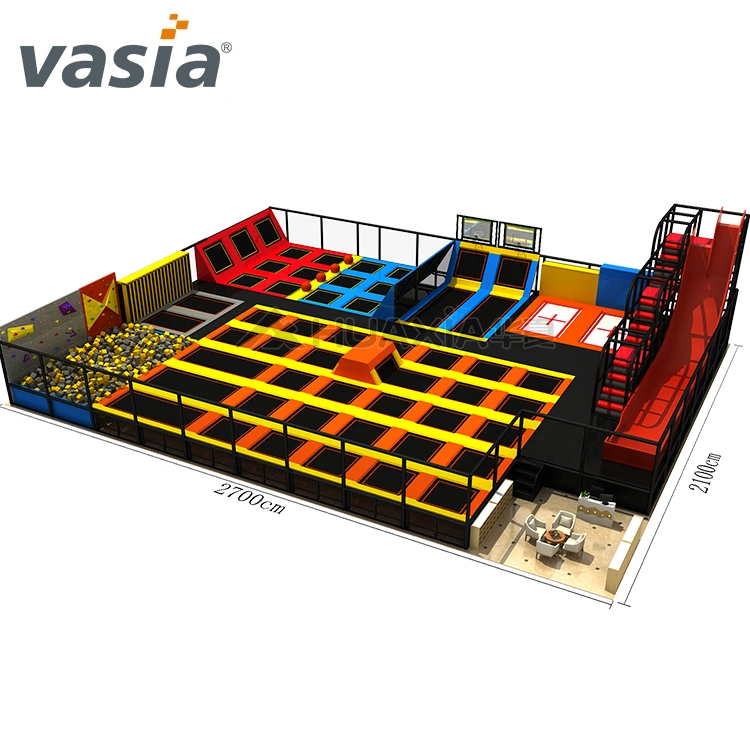 2020 muro de escalada de espuma personalizada Pit trampolín Park Parque de Atracciones Indoor