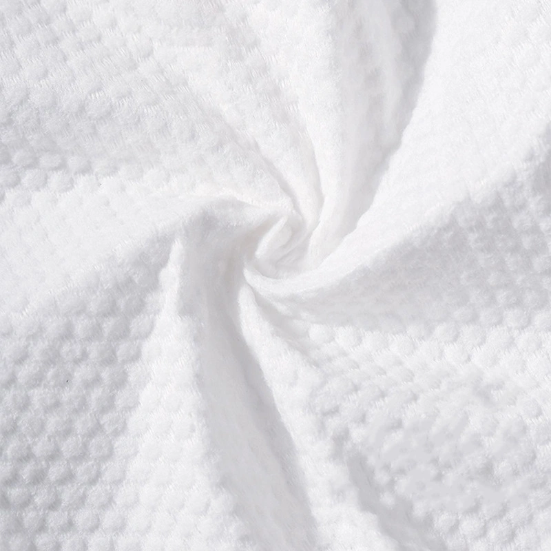 Mesh Spunlace Nonwoven Fabric Viscose/Polyester Water Absorbed Soft Made in China Good-Sell