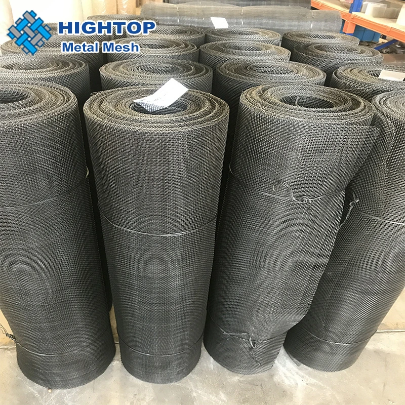 Plain Weave Pattern 20 40 50 60 70 80 Mesh Black Iron Plastic Extruder Filter Mesh