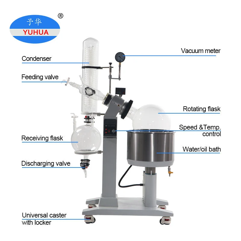 Factory Sale 50L Rotary Evaporator Rotavapor Electric Lifting Rotovap