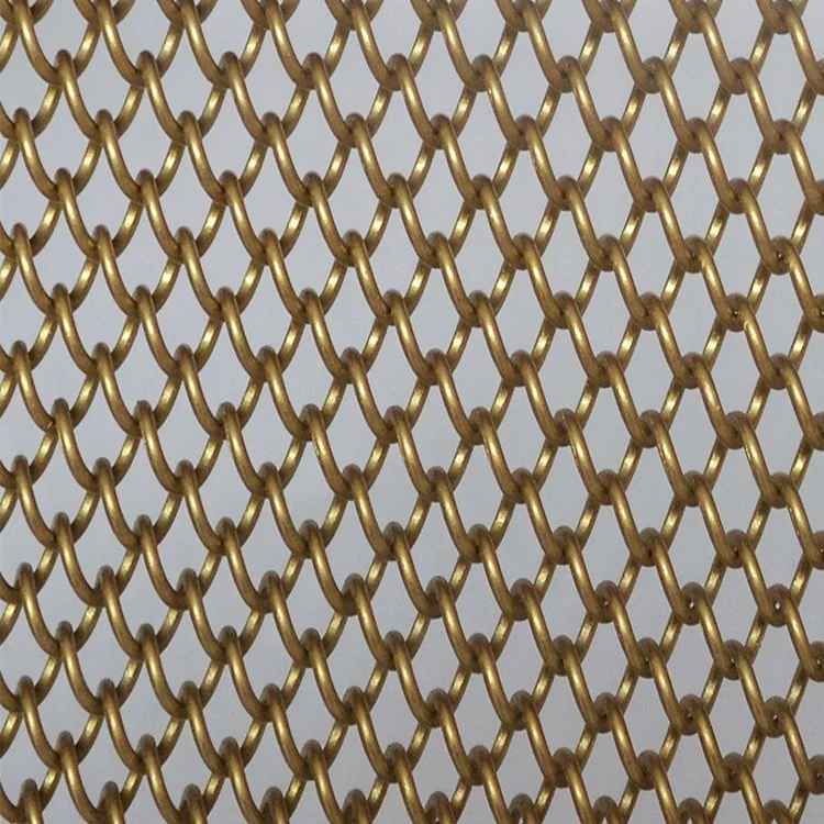 304 Ss / Aluminum Metal Screen Fine Mesh Fabric for Interior Cabinet Decoration