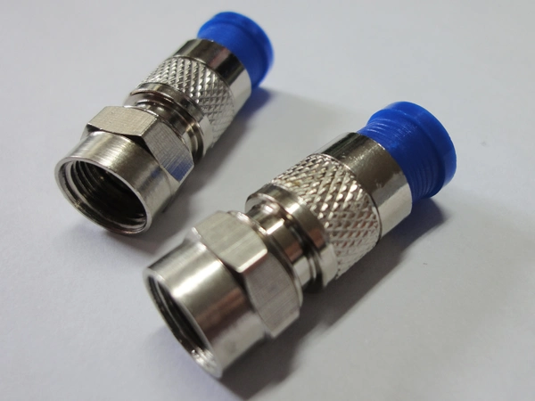 2015 New RG6 Compression RF Coaxial Connector Factory Price