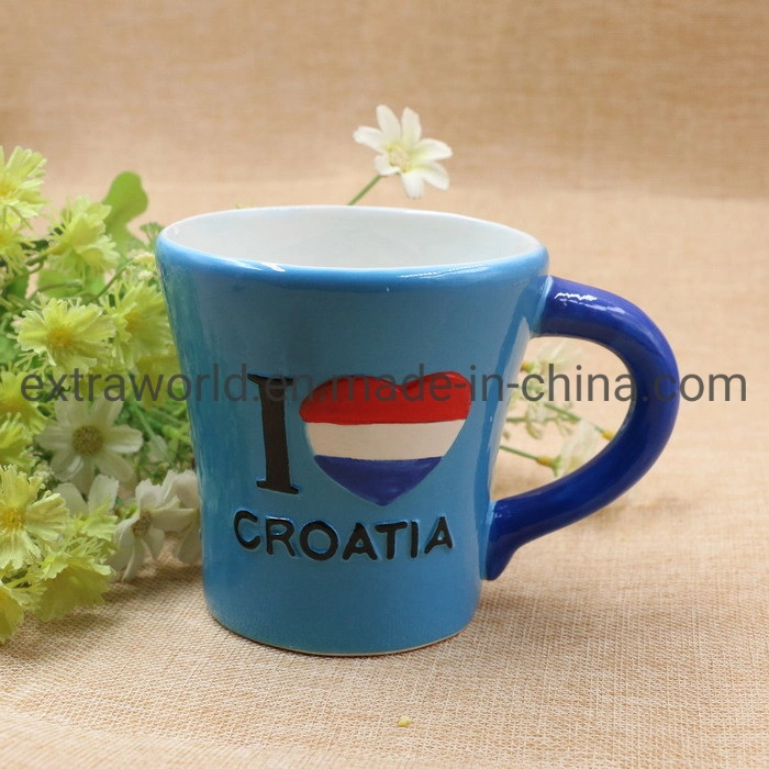 Wholesale/Supplier Fashion Hand Painting Ceramic Prague Souvenir Cup