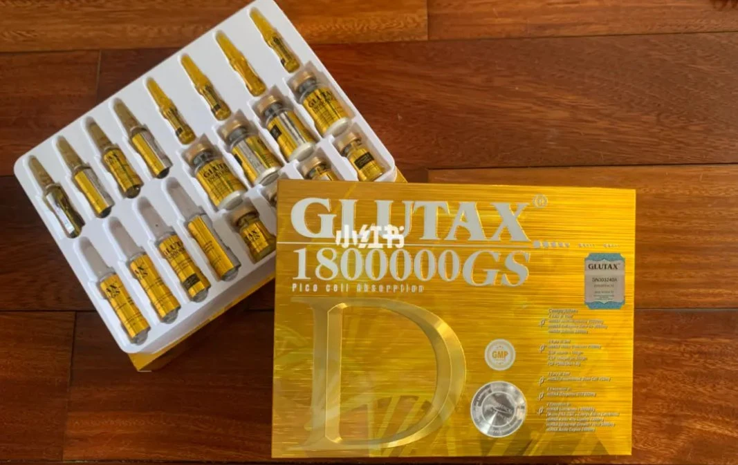 Cuidado eficaz de la piel blanqueamiento y aclaramiento Glutatión inyección Glutax 1800000GS