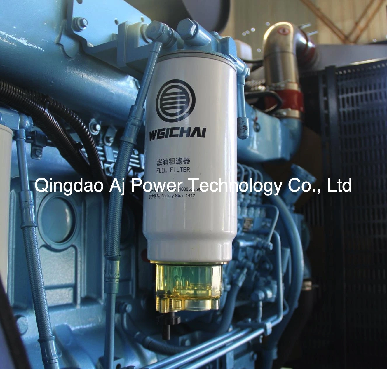 Factory Price 250kw Industrial Diesel Generator Set with Weichai Wp12 Engine