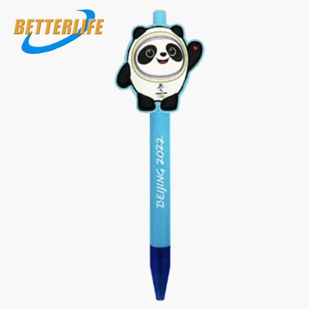 Stylus Rose Gold Crown Queen Hotel Beijing Winter Games Wholesale/Supplier Paper Non Toxic Custom Cartoon Panda Ball Point Pen