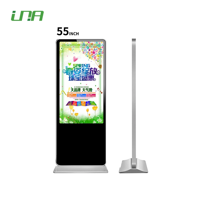 Standalone LCD WiFi Windows Digital Display Kiosk Totem LED Light Touch Screen