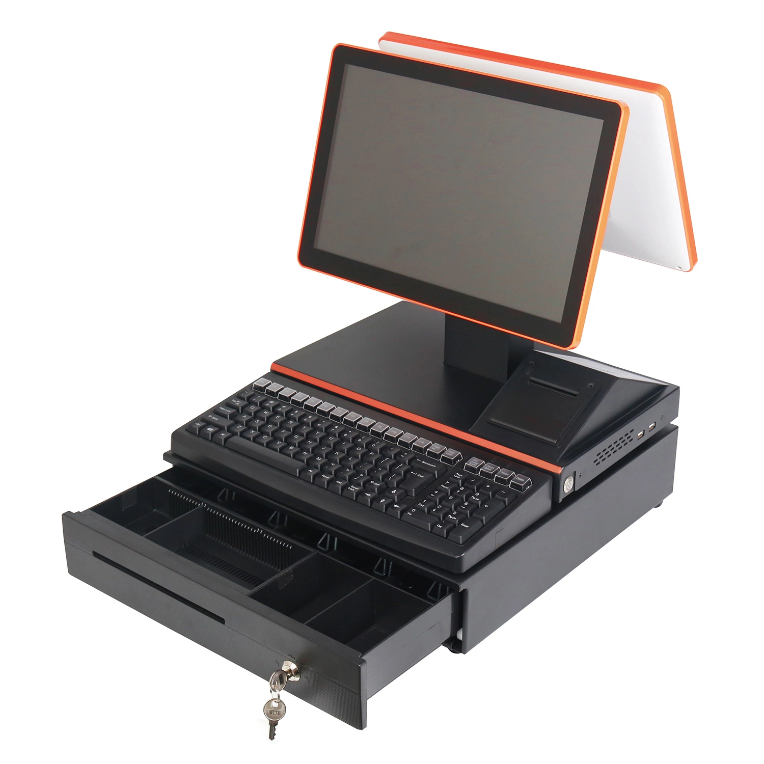 Hot Selling Windows 15,4inch Dual-Screen-Windows All in One POS-System