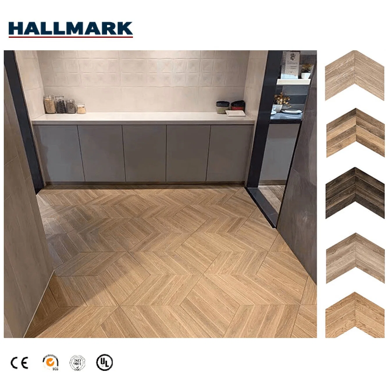 Económico 45/60 Fishbone Parquet Laminado Madera Piso Det ranurado Fresado Máquina máquina de dos extremos de la máquina de la máquina