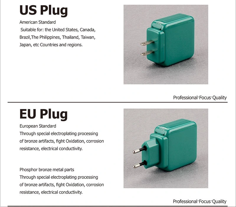 Pengchu-Netzteil mit Kunststoffgehäuse 5V 0,5A 1a 2a 3a 2,5W 5W 10W 15W austauschbare eu au US uk Wand Adapter für Mobiltelefon