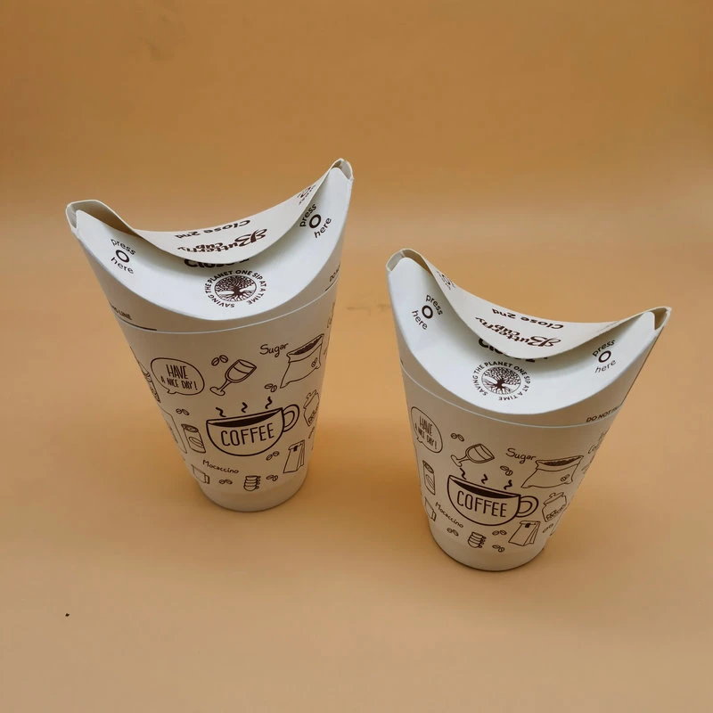 Biodegradable Cardboard Street Food Paper Butterfly Cup